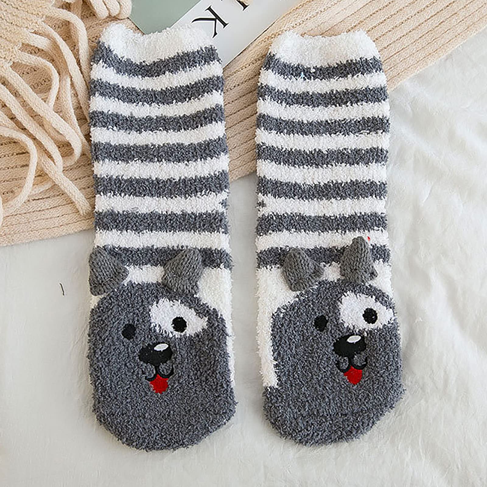🎁Christmas Gift Sale🎄Christmas Cute Coral Fleece Warm Socks