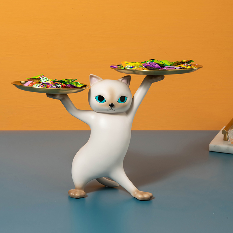 🔥Early Christmas Sale🎄Funny Posing Cat Tray🐱