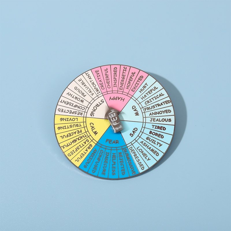 Mood Spinner Pin Badge