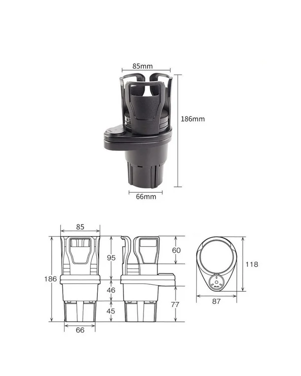 (🔥HOT SALE NOW-48% OFF)All Purpose Car Cup Holder And Organizer