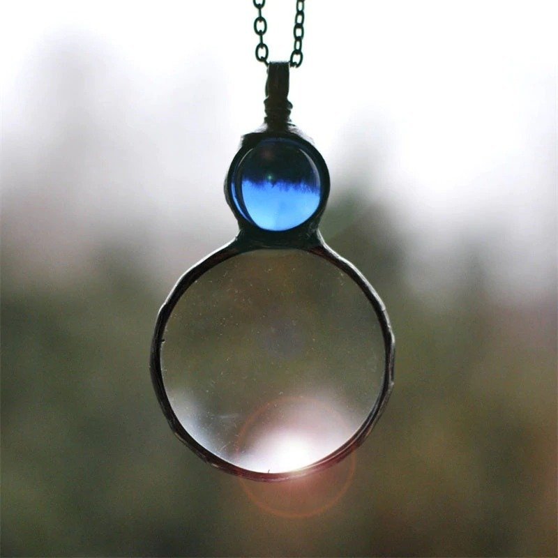 🎁Mother's Day Sale 50% OFF-Magnifying Glass Necklace gift (Buy 2 Get