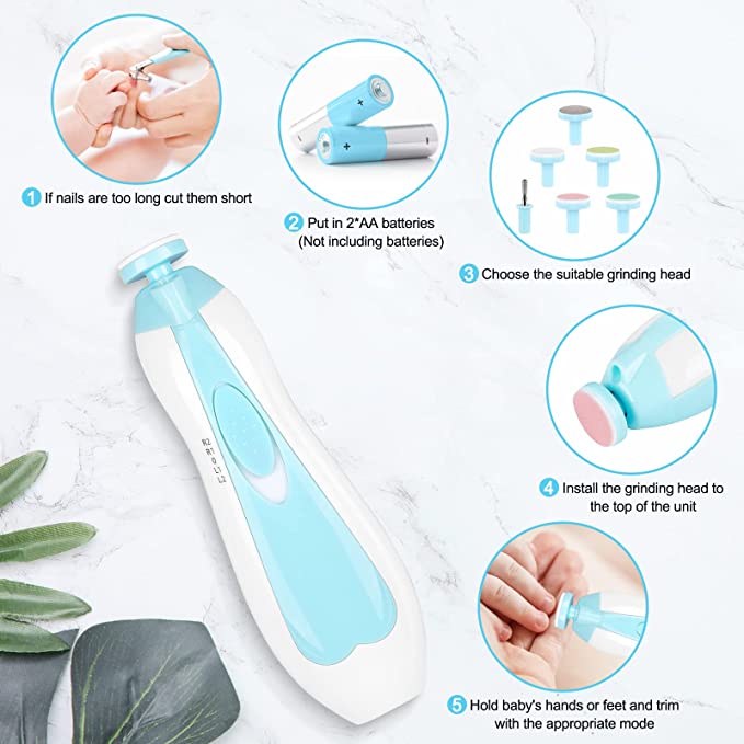 🔥HOT SALE 40%OFF🔥 Premium LED Baby Nail Trimmer Set