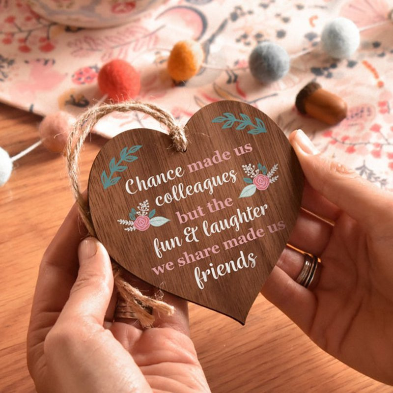 🌷Thinking of you cheer up-💖A wooden plaque gifts