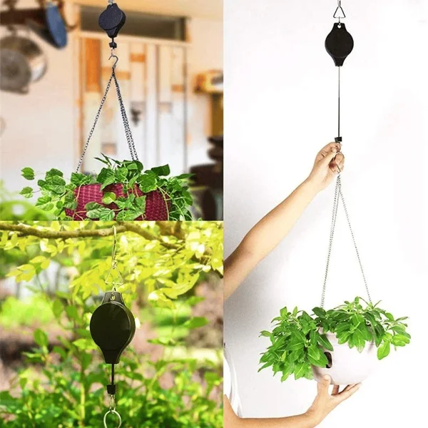 🔥💥Blowout Sale 49% OFF💖🌳Plant Pulley Set For Garden Baskets Pots,