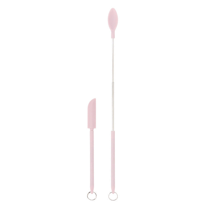 🎁Hot Sale-Mini Silicone Telescopic Spatula👍