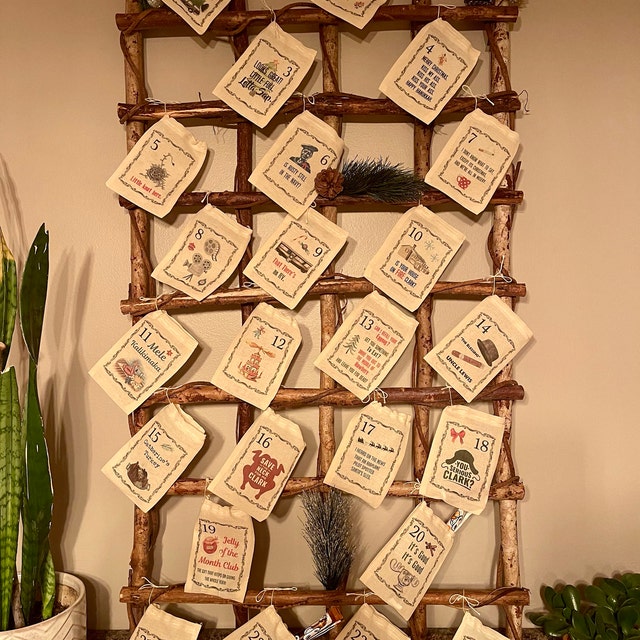 🥳Early Christmas Sale- 49% OFF🎁🎅Christmas Vacation Inspired Advent Calendar Christmas Bags🎁