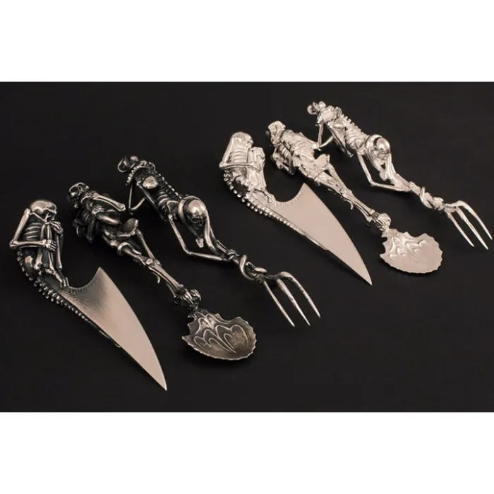 Halloween Gift Skeletal Cutlery Sets