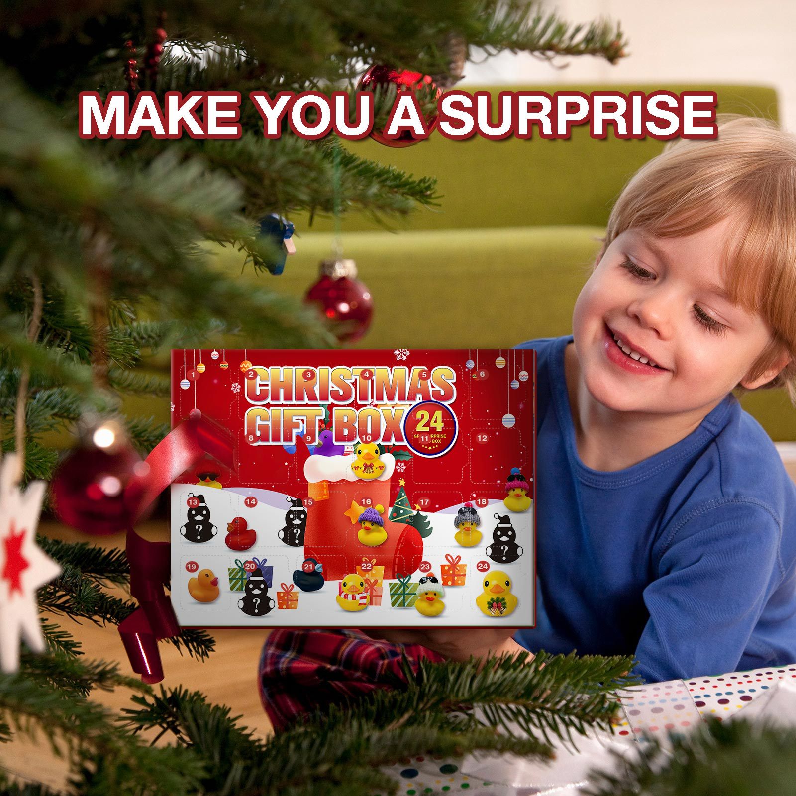 🎅Christmas  hot saler🎁 - 🦆24 Rubber Ducks Blind Box  Gift  🔥  (BUY 2 Free Shipping)