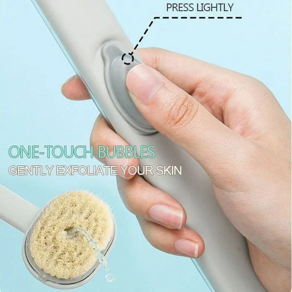 🛀Long Handle Liquid Bath Brush