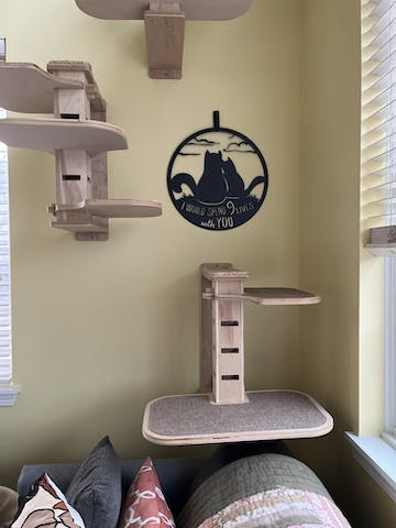 🐈9 Lives Together Wall Art🐈