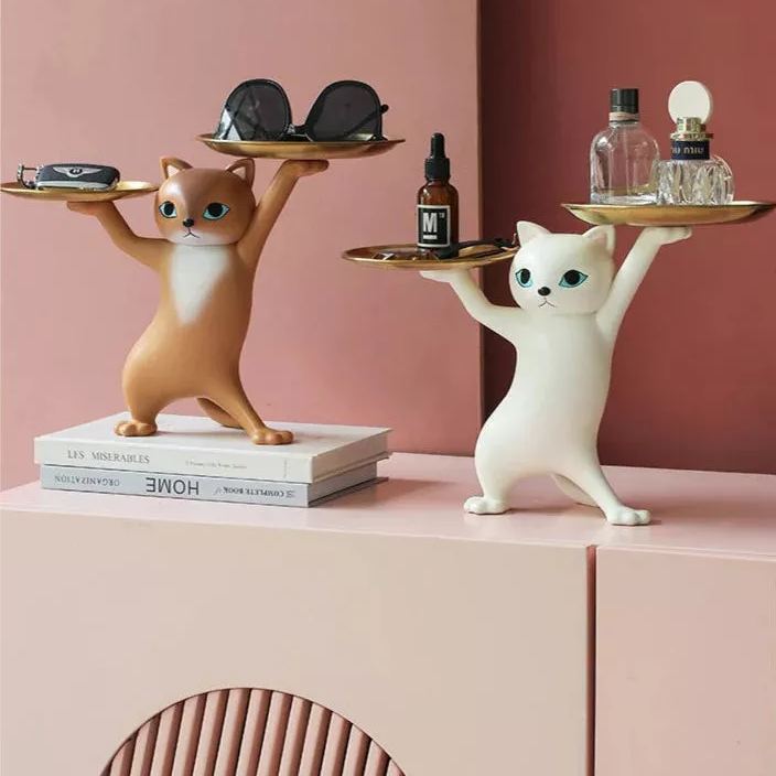🔥Early Christmas Sale🎄Funny Posing Cat Tray🐱