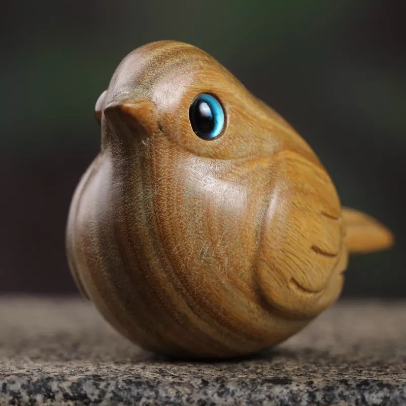 🐦Handmade Wood Carved Bird