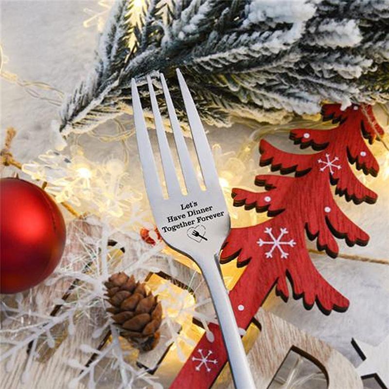 💖Engraved Fork - Best Funny Gift For Loved One🎁
