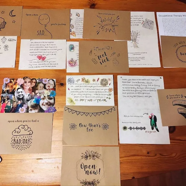 💌Set of Open When Envelopes(22pcs)-long distance relationship gift