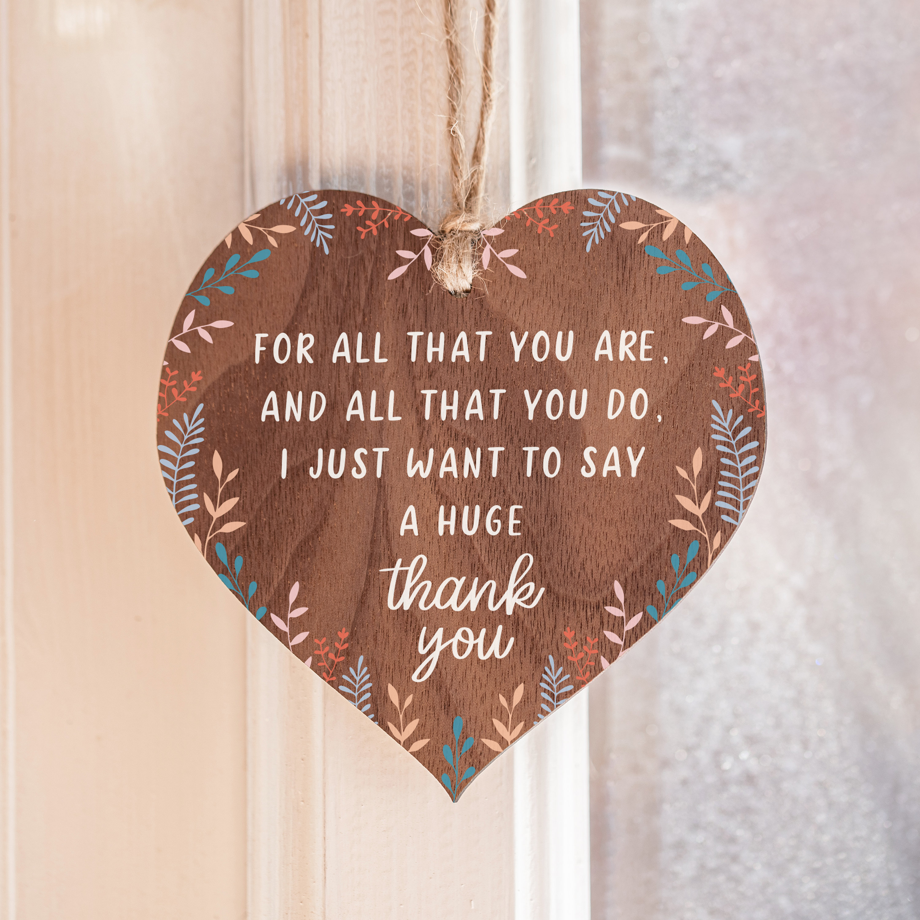 Wooden Heart Decoration Gift