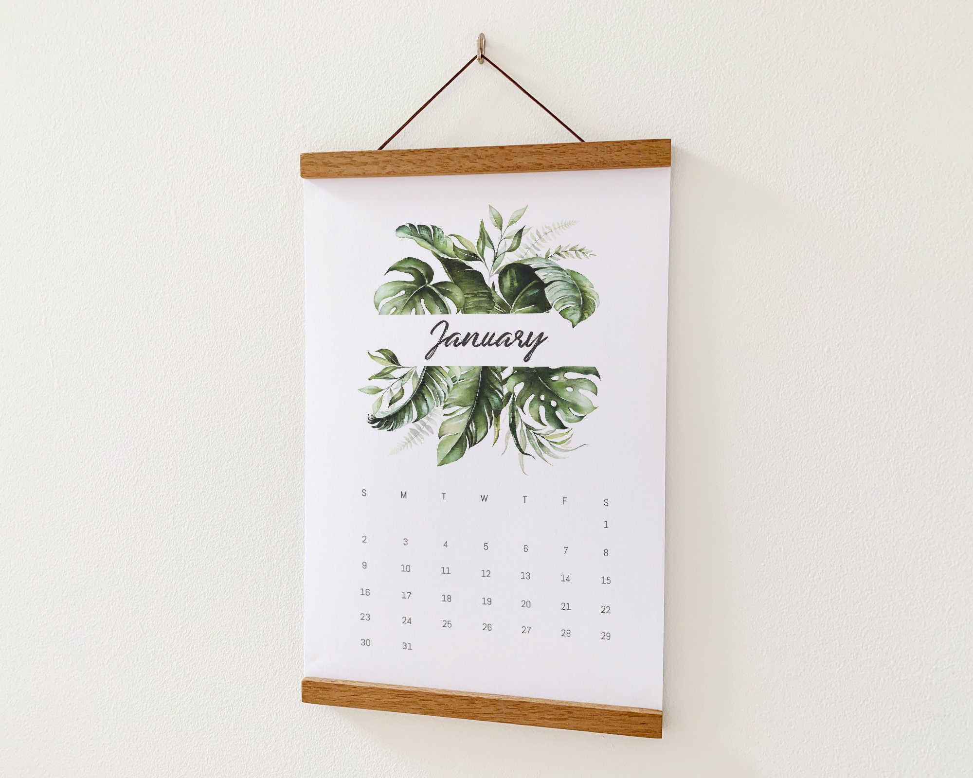 ❤️Hot Sale 50% Off❤️Beautiful Flowers Yearly Calendar 2024, Wall Calendar, Annual Calendar