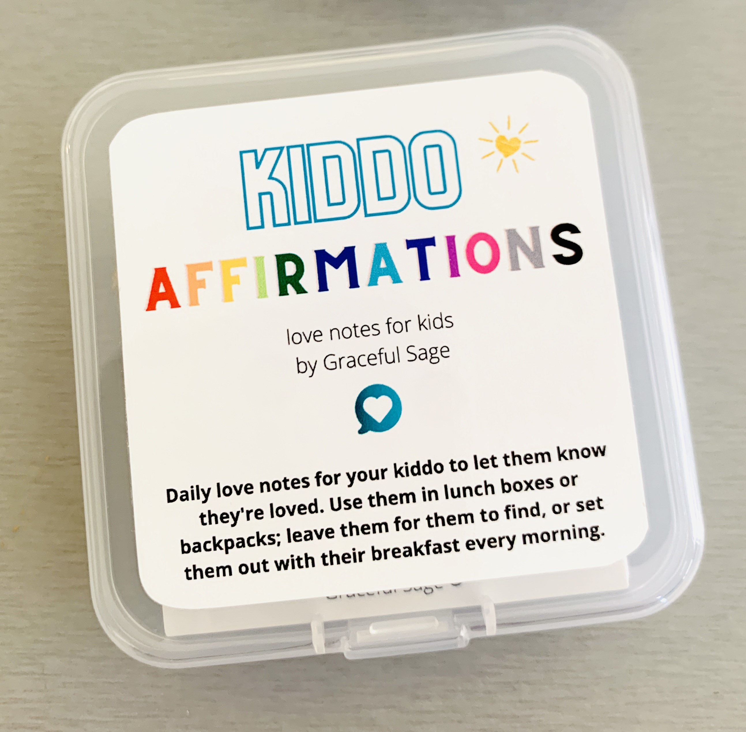 45 Lunch Box Kids Positive Affirmations