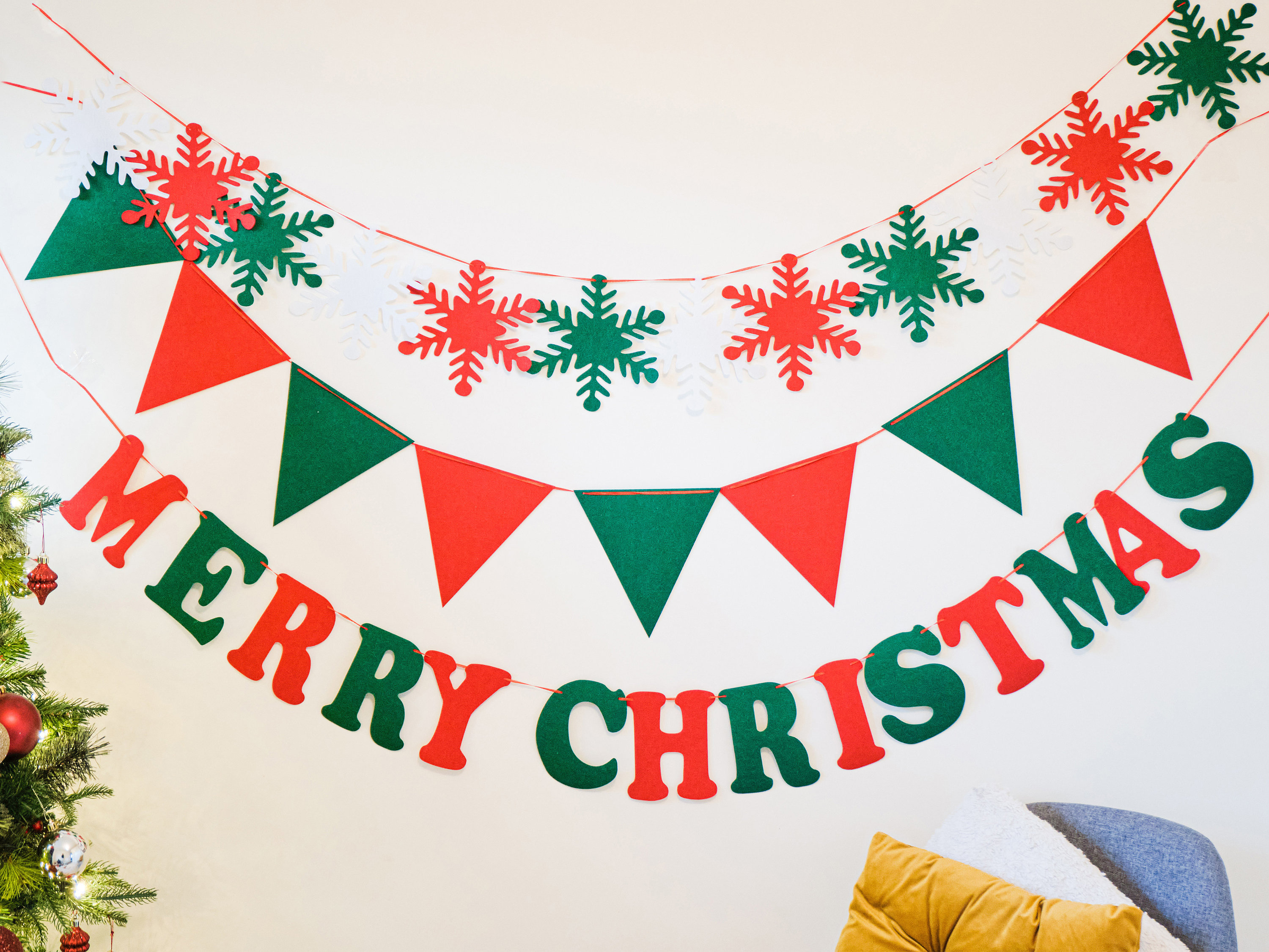 🎄🎄 High-Quality Felt Christmas Wall Decoration