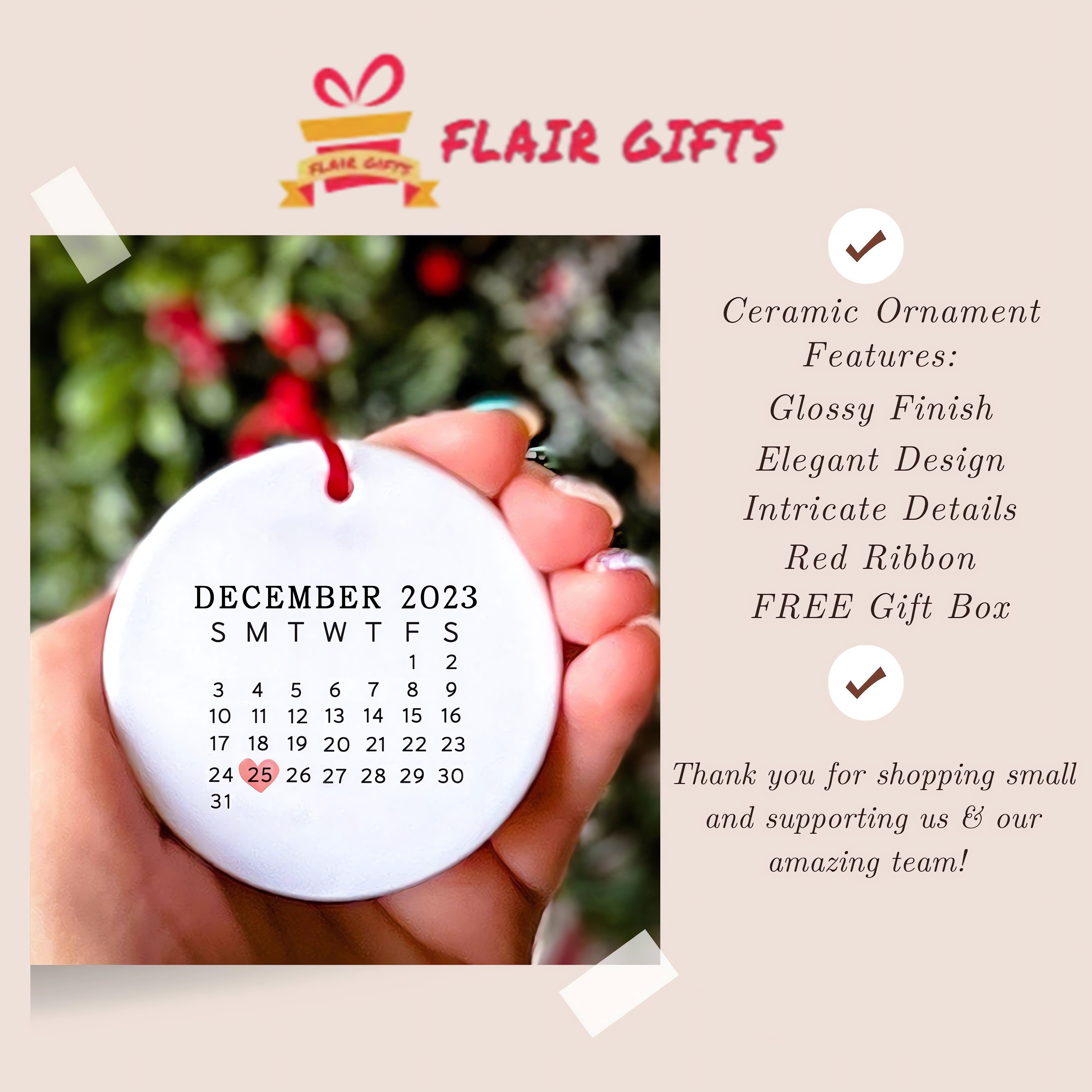 2023 Funny Christmas Ornament Stocking Stuffer Gift