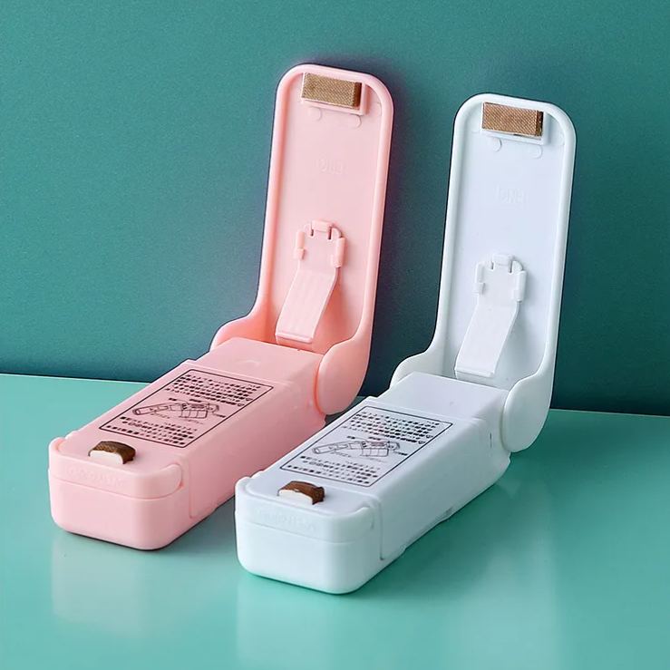 2 in 1 Mini Bag Sealer & Cutter Handheld Bag Heat Vacuum Sealer Bag Resealer