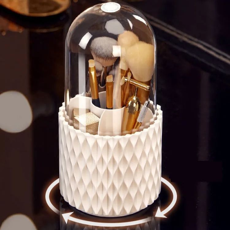 360° Rotating Dustproof Large-Capacity Makeup Box