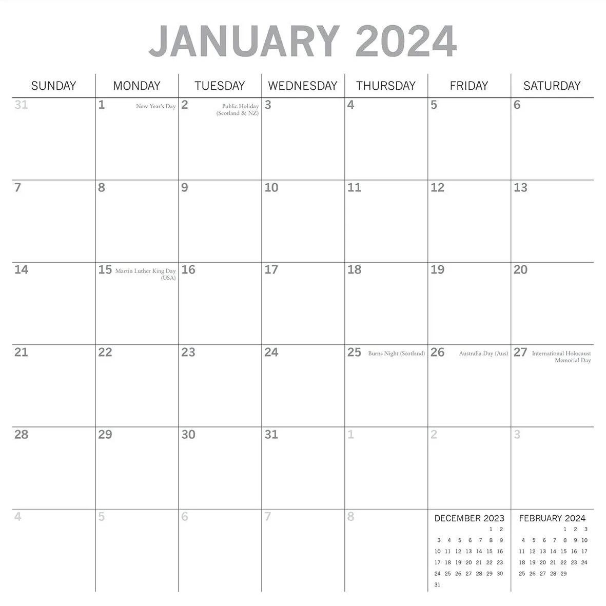 🔥Hot Sale 50% Off🔥 Life The Struggle is Real 2024 Wall Calendar