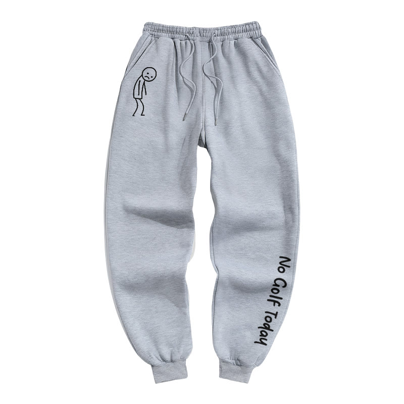No Golf Today Shirt – Funny Golf Lover Print Pants - Grey - US16-18(2XL) - image 4