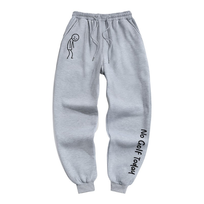 No Golf Today Shirt – Funny Golf Lover Print Pants - Grey - US16-18(2XL) - image 4