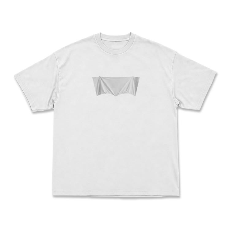 Modern Minimal Art PrintShort Sleeve T-Shirt - White - US16-18(2XL) - image 4