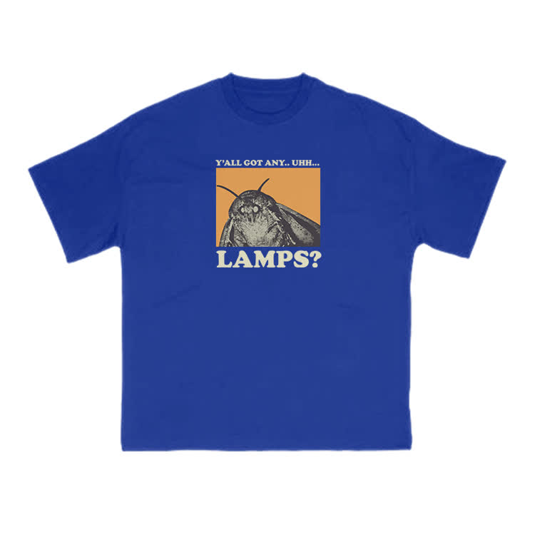Y'all Got Any Lamps Meme Print T-shirt - Blue - US16-18(2XL) - image 13