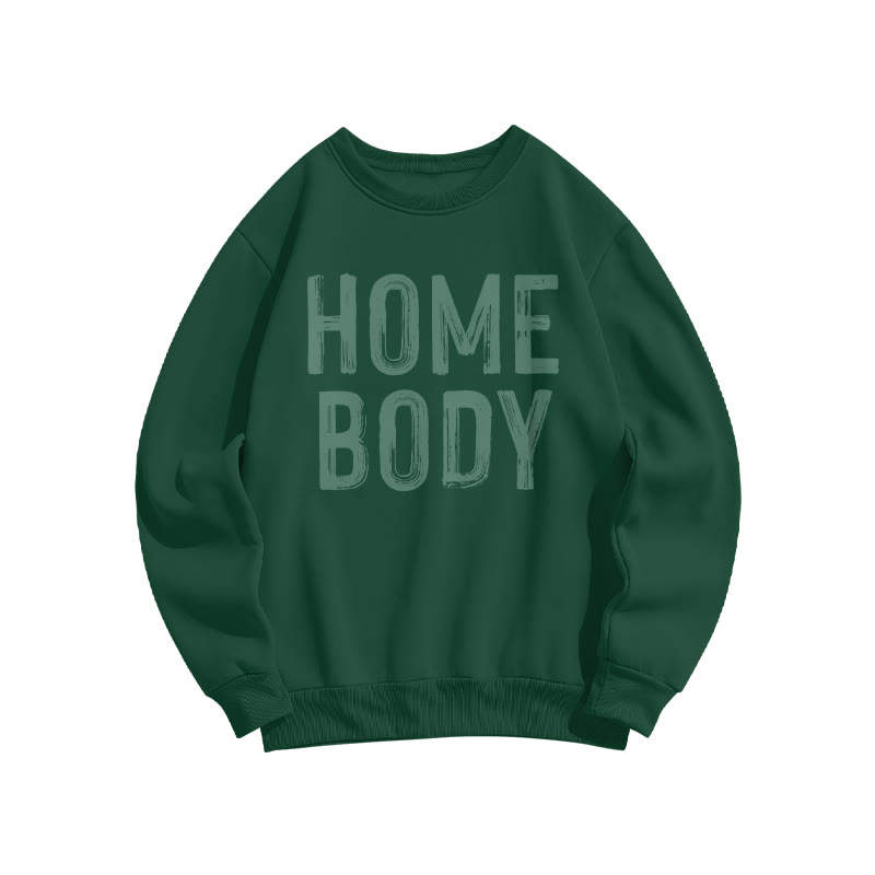 Home Body Print Sweatshirt - Dark Green - US16-18(2XL) - image 6