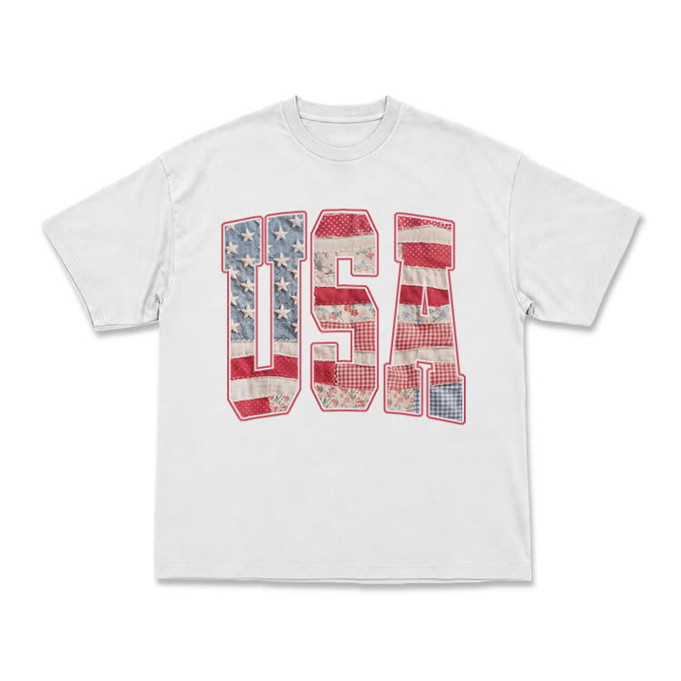 USA Creative Arts Print T-Shirt - Classic - White - US16-18(2XL) - image 25