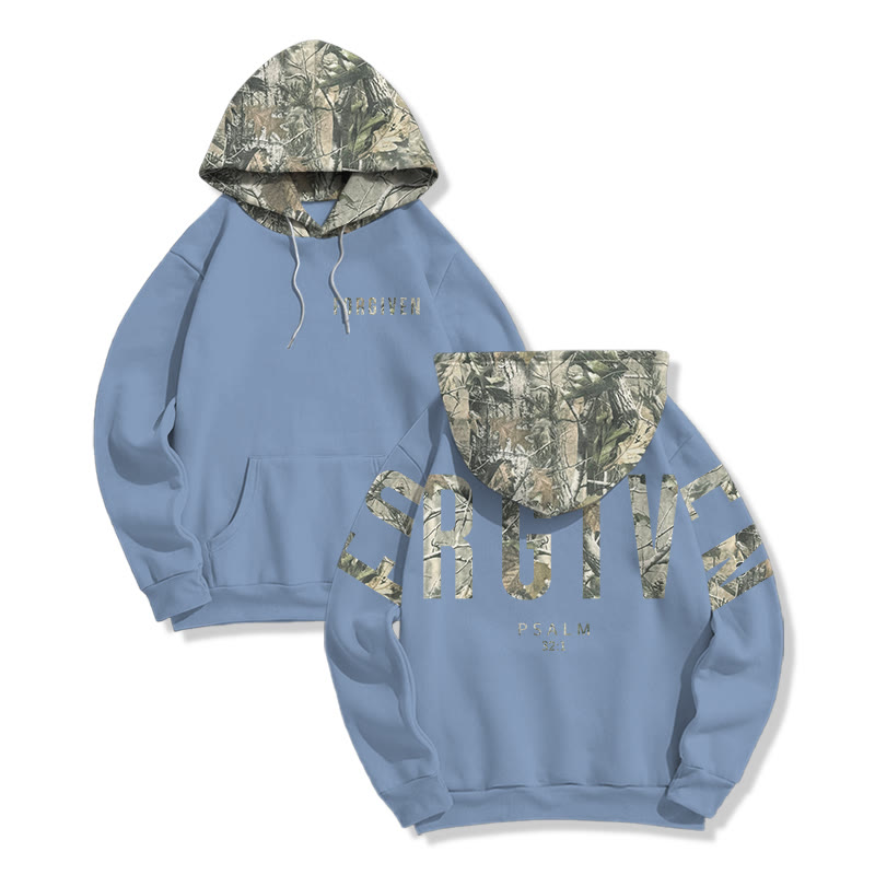 Forgiven Psalm 32:1 Dead Leaves Camouflage Print Hoodie - image 10