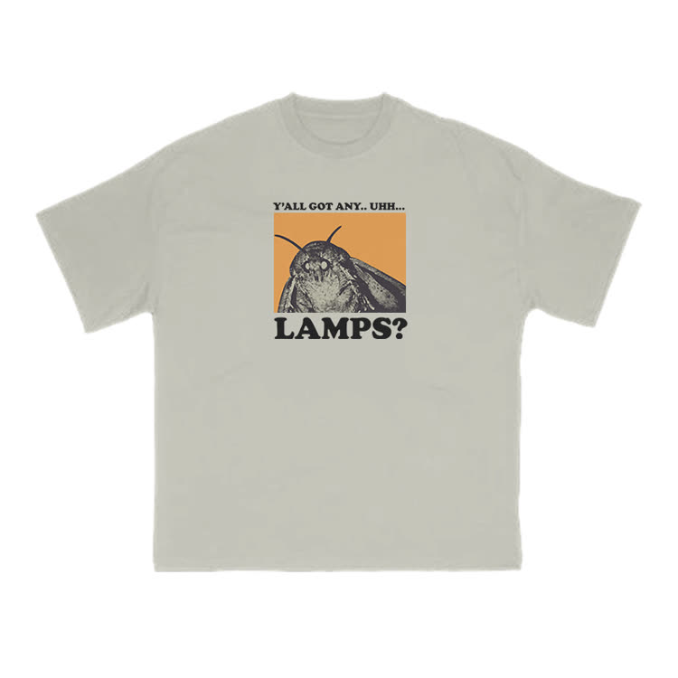 Y'all Got Any Lamps Meme Print T-shirt - Warm Grey - US16-18(2XL) - image 4