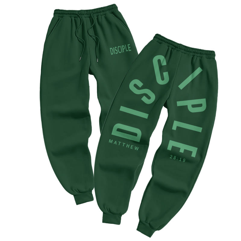 Disciple Matthew 28:19 Print Pants - Green - US16-18(2XL) - image 7