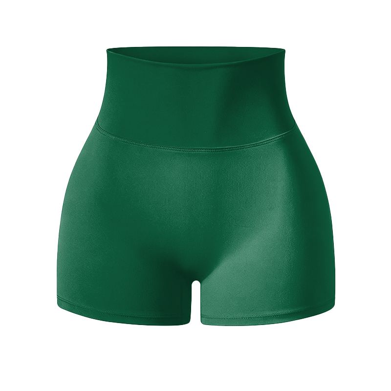 Solid Color Elevate High Waisted Scrunch Lift Active Yoga Shorts - image 15