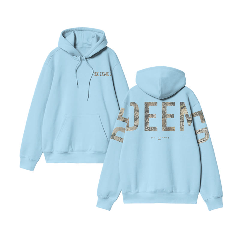 Redeemed Dead Leaves Camouflage Print Hoodie - image 9