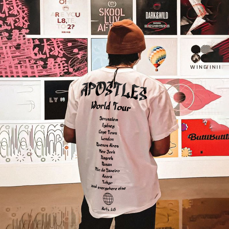Apostles World Tour Print T-shirt