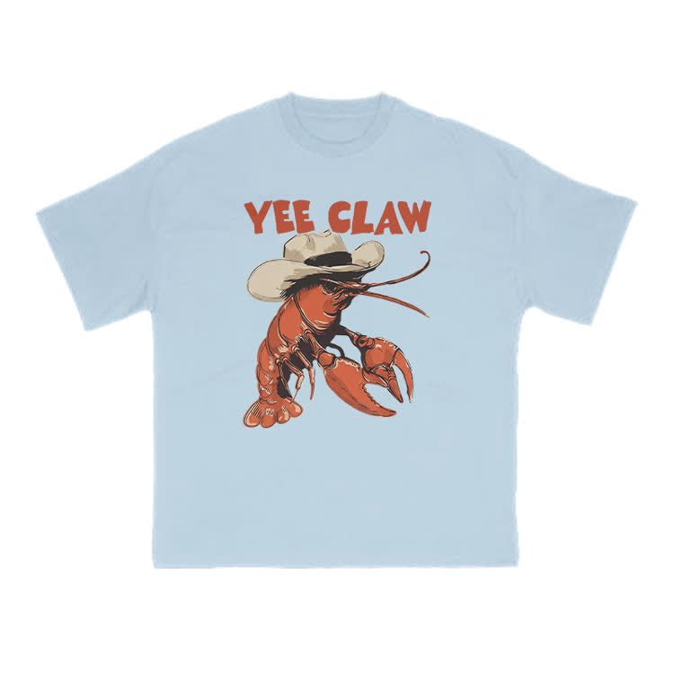 Yee Claw Print T-shirt - Light Blue - US16-18(2XL) - image 8