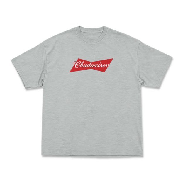 Casual Chudweiser Graphic Print T-shirt - Grey - US16-18(2XL) - image 10
