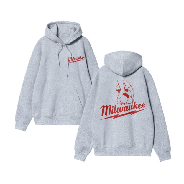 Milwaukee Print Hoodie - Grey - US16-18(2XL) - image 5