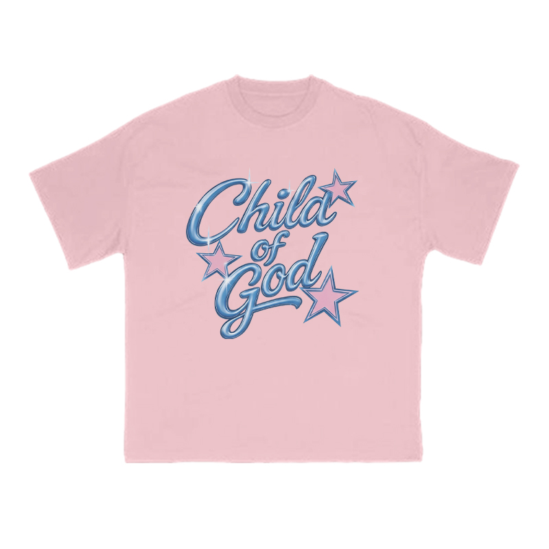 Child Of God Star Print T-shirt - Pink - US16-18(2XL) - image 10