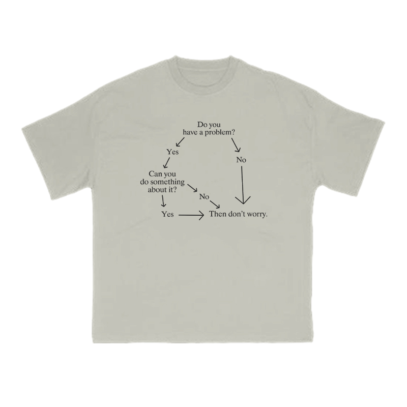 Do You Have A Problem Print T-shirt - Warm Grey - US16-18(2XL) - image 4