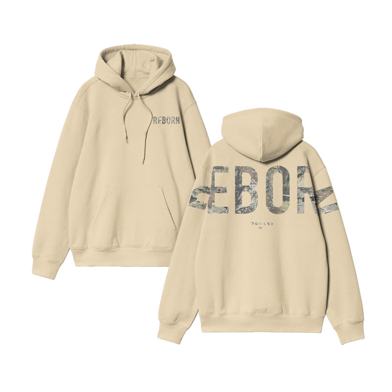 Reborn Dead Leaves Camouflage Print Hoodie - image 6