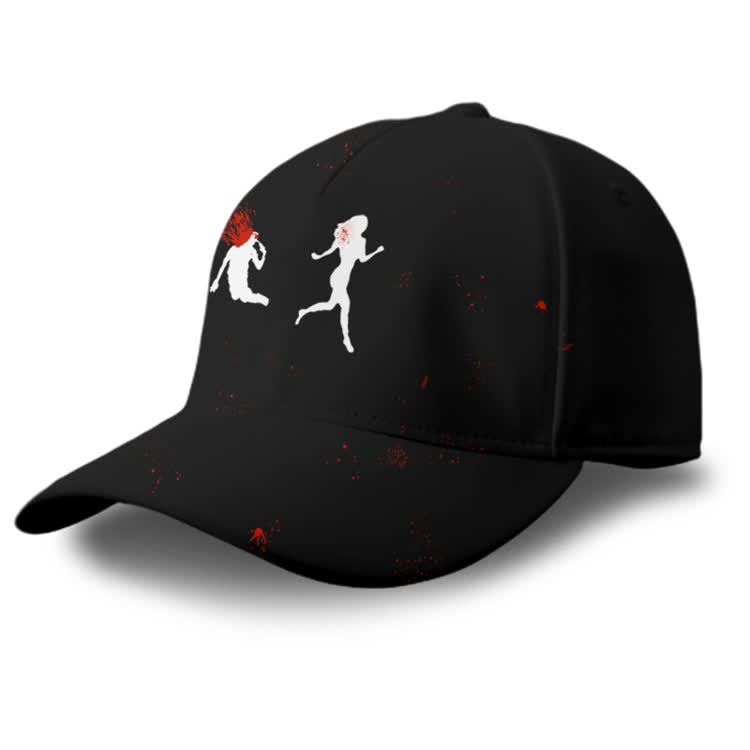“Run Away”Girl Graphic Print Cap - image 4
