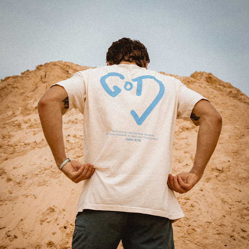 God Is Love John 4:16 Print T-shirt