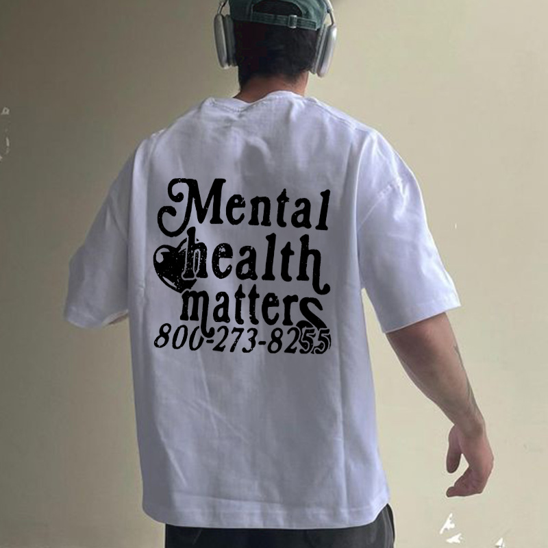 Mental Health Matters Print T-shirt