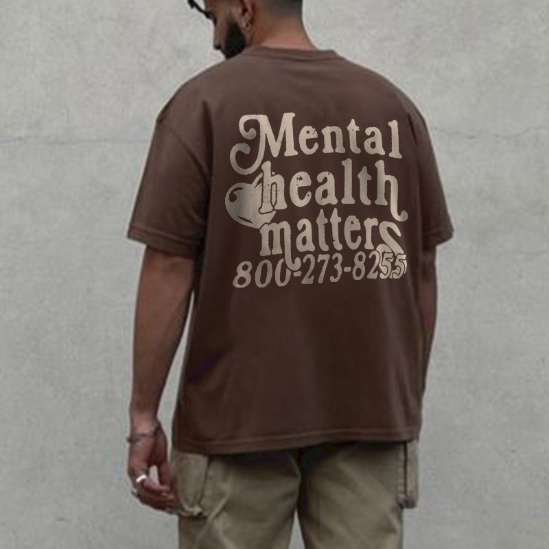 Mental Health Matters Print T-shirt
