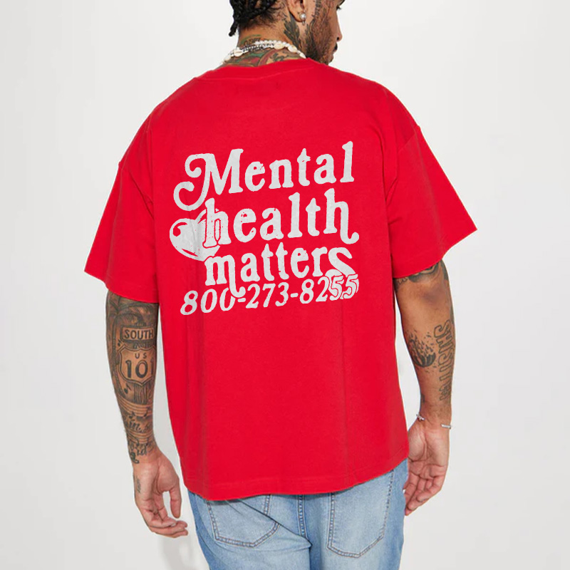 Mental Health Matters Print T-shirt