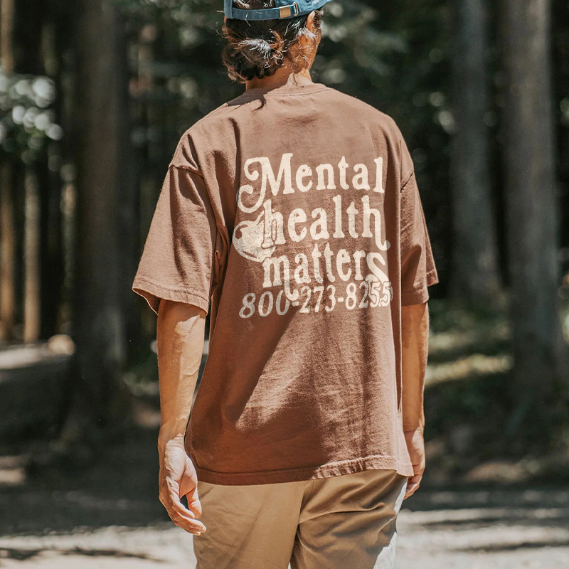 Mental Health Matters Print T-shirt